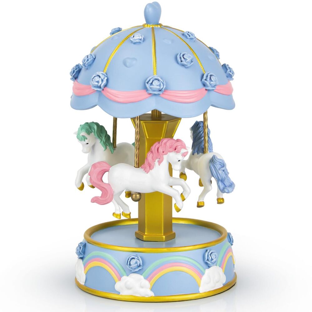 4600 Carousel Music Box, Color-Changing LED Lights Musical Boxes, Gift